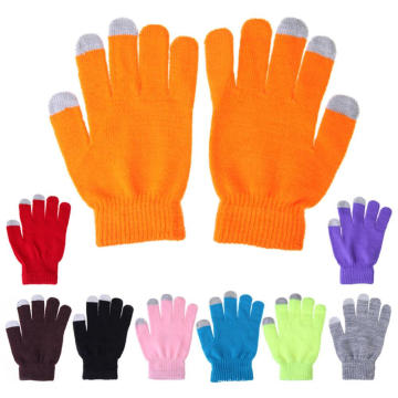 Gants thermiques de cachemire de gant de téléphone portable d&#39;hiver pour l&#39;écran tactile